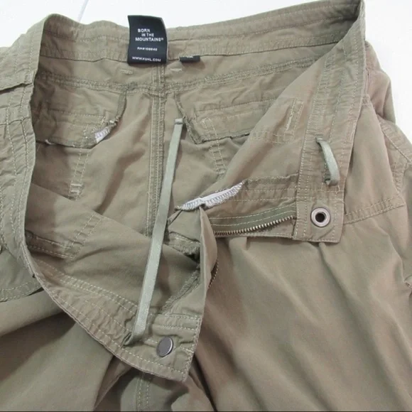 Women’s Kühl Sz 6 roll up green/grey cargo bermuda shorts - Picture 5 of 10